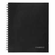 Cambridge Limited 8-1/2" x 11" Black Notebook, 1 Subject 06100